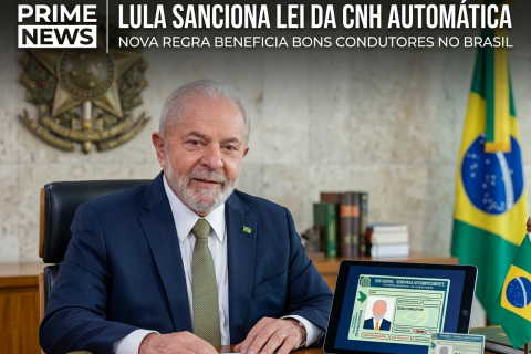 Lula sanciona lei que permite renovação automática da CNH para motoristas enquadrados em programa de bom condutor