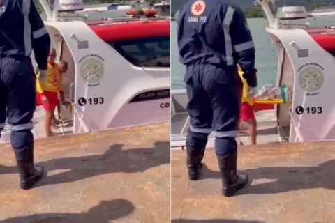 Mulher é resgatada em Ilhabela após passar dois dias à deriva em alto-mar