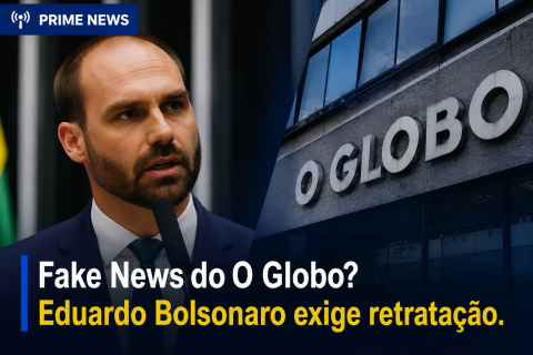 Eduardo Bolsonaro pede retratação de O Globo após reportagem sobre suposta defesa de substituição do Pix pelo Zelle; Veja o vídeo
