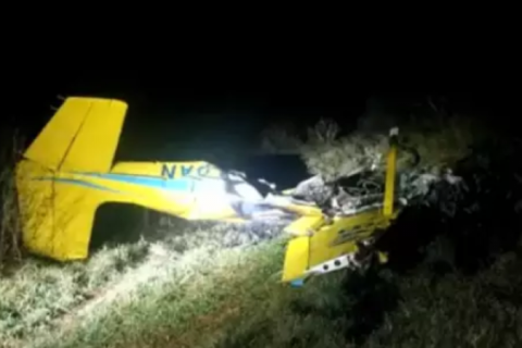 Avião de pequeno porte cai e deixa quatro mortos em Aquidauana, no Pantanal de MS
