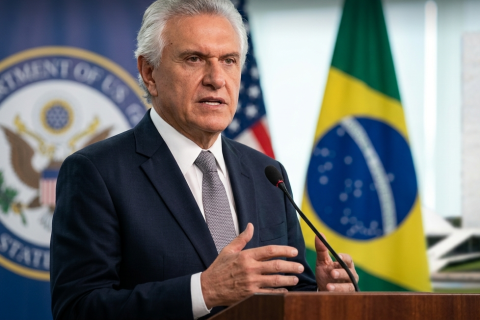 Caiado afirma que enviará proposta ao Congresso para equiparar facções criminosas a organizações terroristas, caso seja eleito