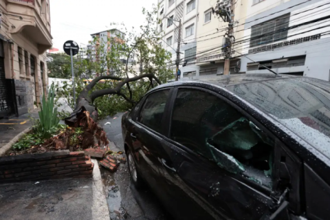 Semana começa com possibilidade de chuvas fortes no Sul e Sudeste
