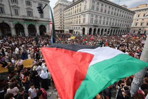 Cidades italianas realizam greves e manifestações para denunciar ofensiva israelense em Gaza