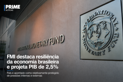 FMI destaca resiliência da economia brasileira e projeta PIB de 2,5%