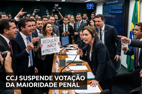 CCJ suspende votação da redução da maioridade penal na Câmara