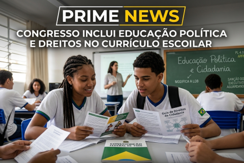 Prime NewsCongresso Nacional aprova inclusão de educação política e direitos da cidadania no currículo escolar