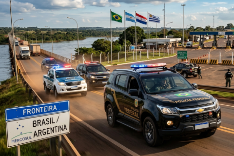 Brasil promulga acordo que permite cooperação policial e perseguição além das fronteiras do Mercosul