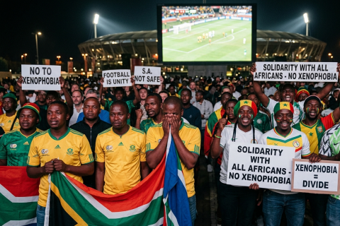 Acusações de xenofobia levam parte de torcedores africanos a apoiar derrota da África do Sul na Copa