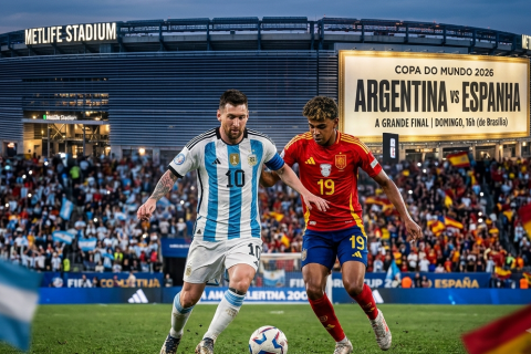 Argentina e Espanha Decidem a Copa do Mundo de 2026 em Nova Jersey