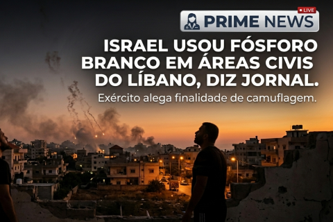 Israel é acusado de usar fósforo branco em áreas povoadas do Líbano; Exército alega fins de camuflagem