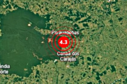 Tremor de terra de magnitude 4,3 é registrado no Pará