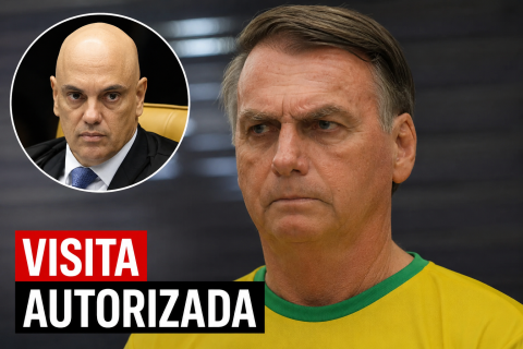 Moraes autoriza visita de Flávio Bolsonaro a Jair Bolsonaro em prisão domiciliar