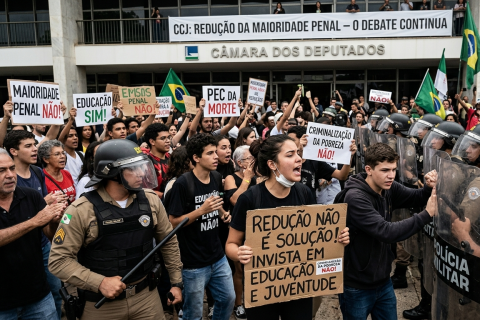 Entidades criticam aprovação de proposta que reduz maioridade penal na CCJ