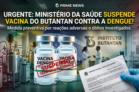 Ministério da Saúde suspende o uso da vacina do Butantan contra a dengue