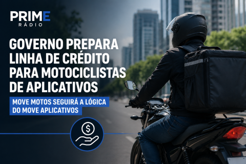 Governo prepara linha de crédito para motociclistas de aplicativos nos moldes do Move Aplicativos
